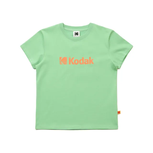 【KODAK Apparel】官方旗艦館 柯達 女款 短袖T恤 涼感 大Logo Askin GREEN 綠色 金惠奫同款 / KB602003GRN