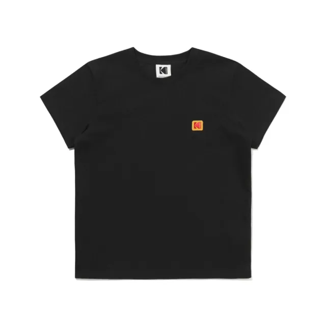【KODAK Apparel】官方旗艦館 柯達 女款 短袖T恤 涼感 經典Askin BLACK 黑色  金惠奫同款 / KB602004BLK