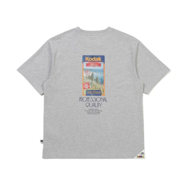 【KODAK Apparel】柯達 中性 短袖T恤 RGB 涼感短袖T恤 MELANGE GRAY 麻灰 金惠奫同款 / KB602012MGR