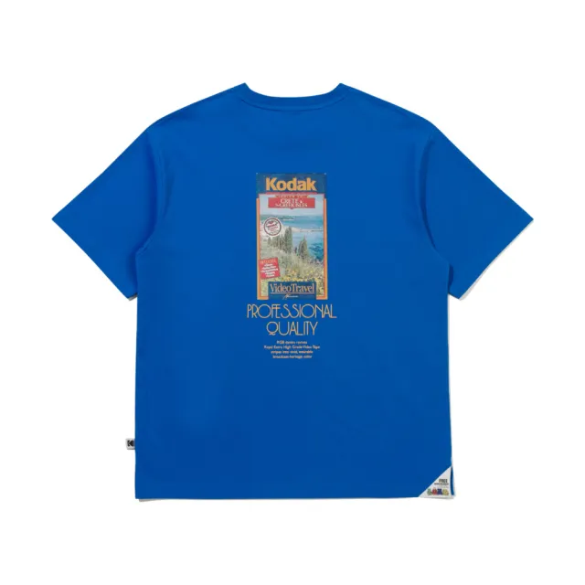 【KODAK Apparel】官方旗艦館 柯達 中性 短袖T恤 RGB 涼感短袖T恤 BLUE 藍色 金惠奫同款 / KB602012BLU