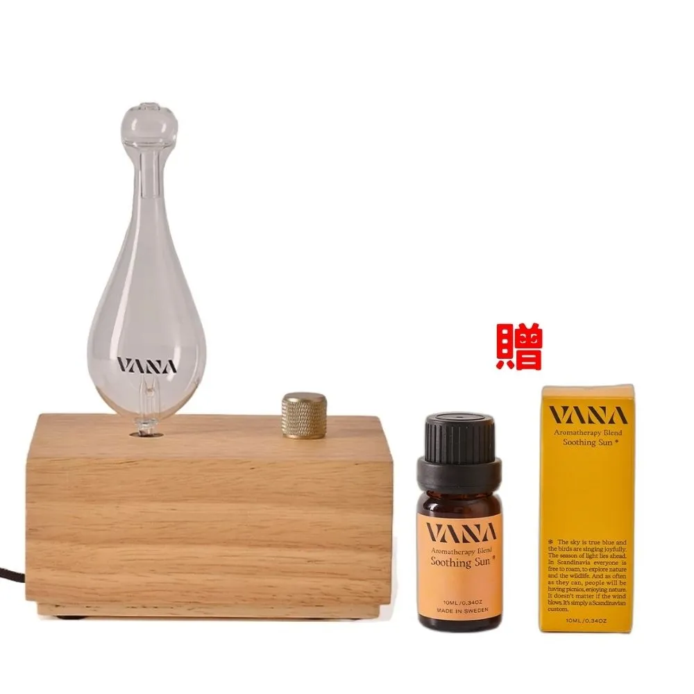 【VANA】北歐無水精油擴香儀｜送禮｜高頻霧化不稀釋｜靜音3小時循環｜自動斷電｜Hygge No.18｜秋季香氛賞