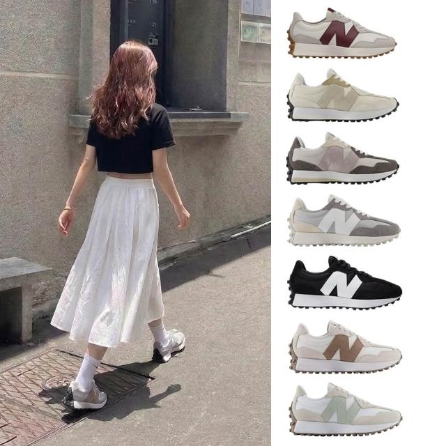 【NEW BALANCE】NB 327 復古運動鞋 休閒鞋 男鞋 女鞋 白灰銀 多色(U3271P0-D&WS327KA-B)