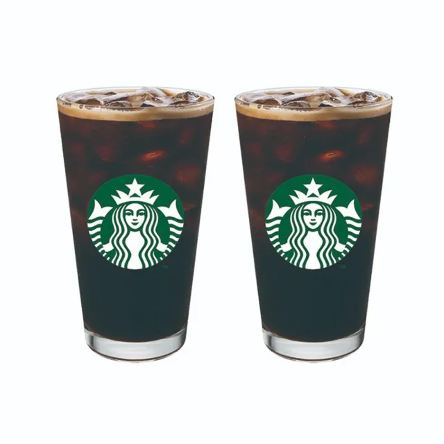 【STARBUCKS 星巴克】限時快閃↘大杯美式咖啡雙杯組-E