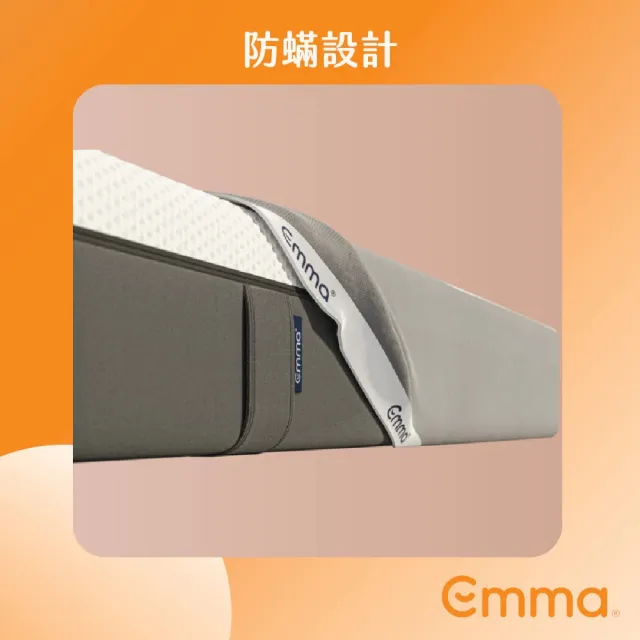 【德國Emma】床墊保潔墊 防水防螨防過敏 單人/雙人尺寸 (透氣布料 適合台灣潮濕天氣)