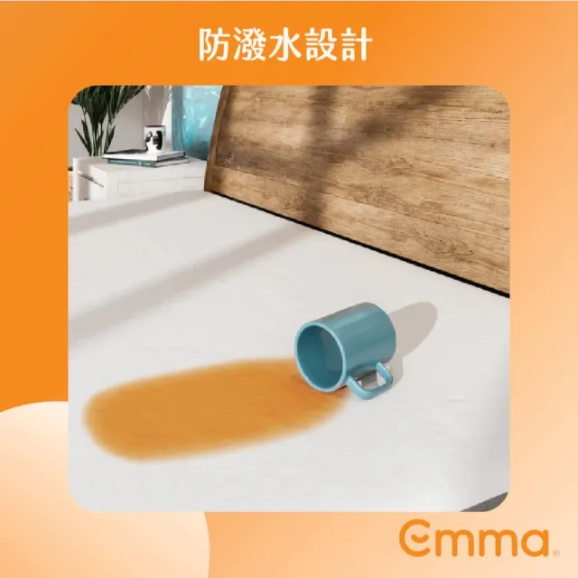 【德國Emma】床墊保潔墊 防水防螨防過敏 單人/雙人尺寸 (透氣布料 適合台灣潮濕天氣)