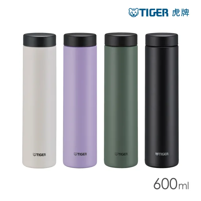 【TIGER 虎牌】夢重力雙層不鏽鋼保溫瓶600ml(MMZ-W060輕量隨行杯/保溫保冰)