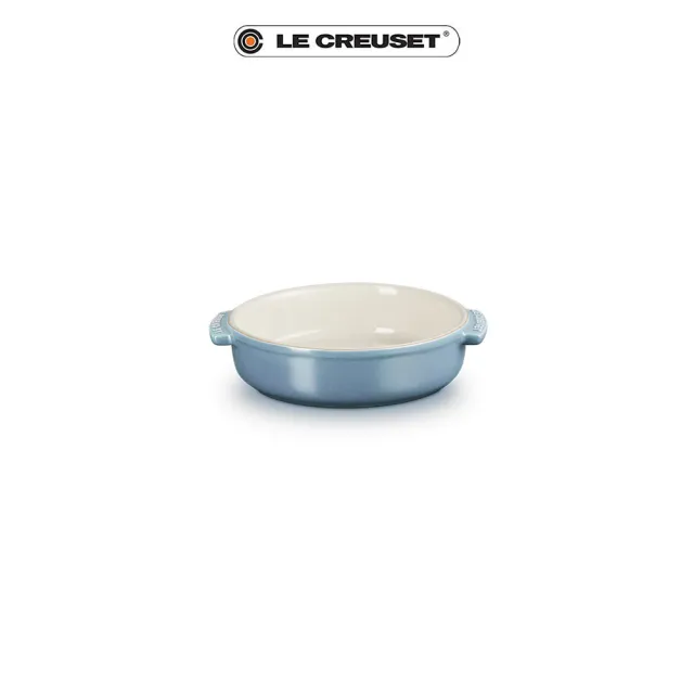 【Le Creuset】瓷器西班牙小菜盤14cm(礦石藍/沙丘白 2色選1)