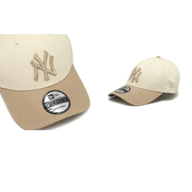 【NEW ERA】棒球帽 940 Color Block Yankees 紐約洋基 奶油 焦糖 NE60771836
