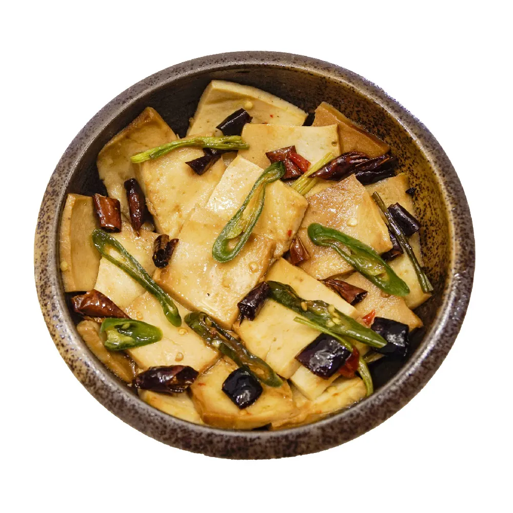 【南門市場老林記】椒麻千層豆腐10盒組(每盒250g共10盒 全素 南門市場 素食花椒百頁)