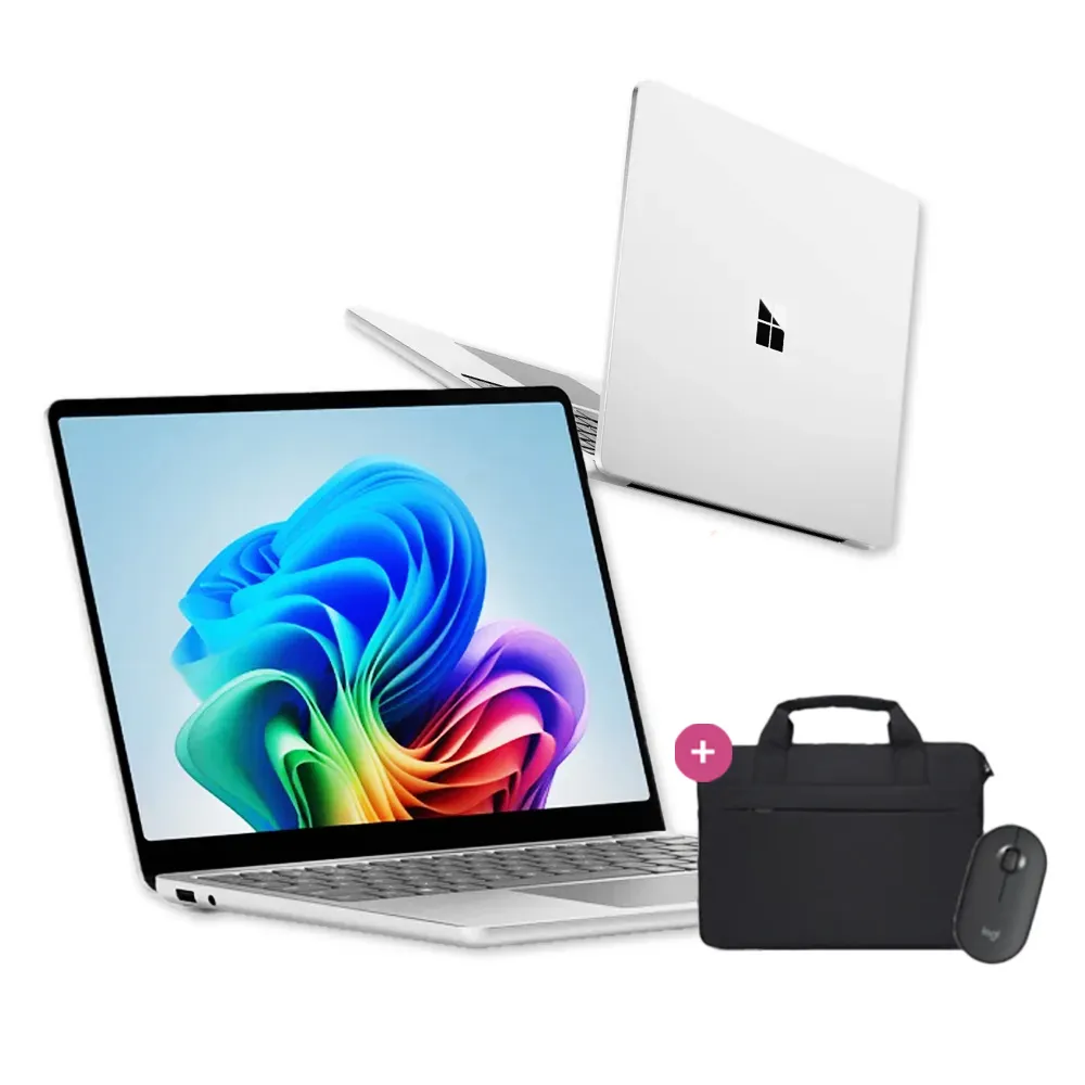 【Microsoft 微軟】筆電包/滑鼠組★Surface Laptop 13吋 輕薄觸控 AI筆電-白金(X Plus/16G/512G/W11)