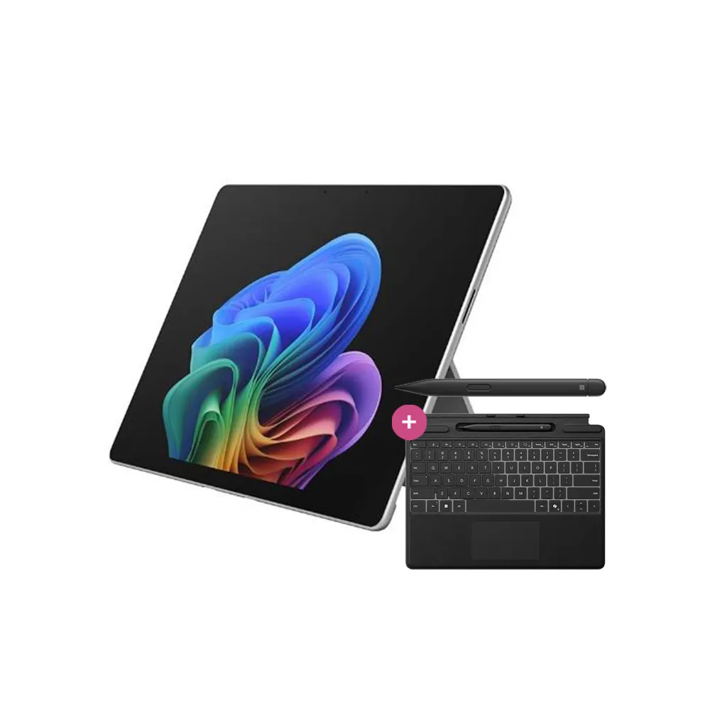 【Microsoft 微軟】鍵盤蓋+筆組★Surface Pro-13吋 輕薄觸控 AI筆電(第12版/X2 Elite/16G/512G/OLED/W11H)