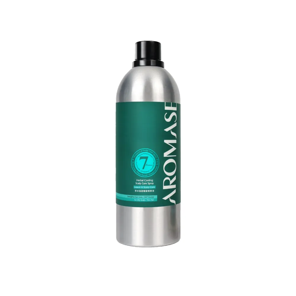【Aromase 艾瑪絲】全效型草本強健養髮精華液-涼感 500ml(強健髮根/長效控油/調理皮屑)