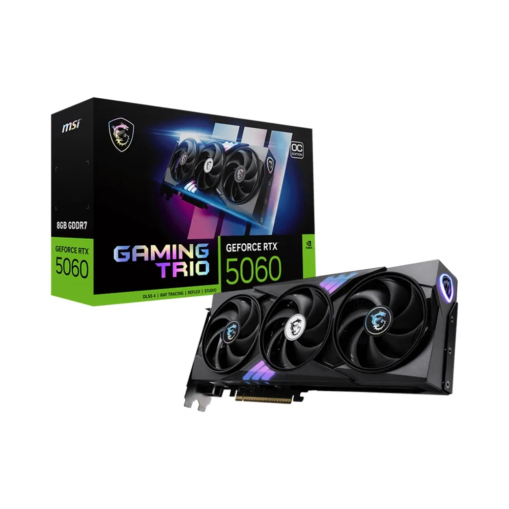 【MSI 微星】RTX 5060 8G GAMING TRIO OC 顯示卡