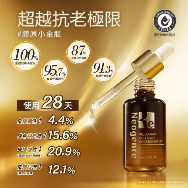 【Neogence 霓淨思】再生奇蹟膠原精華30ml 3入