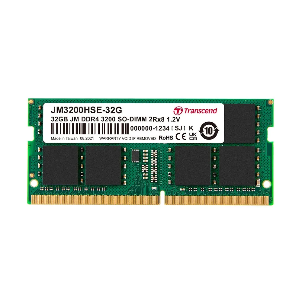 Transcend 創見】JetRam DDR4 3200 32GB 筆記型記憶體(JM3200HSE-32G