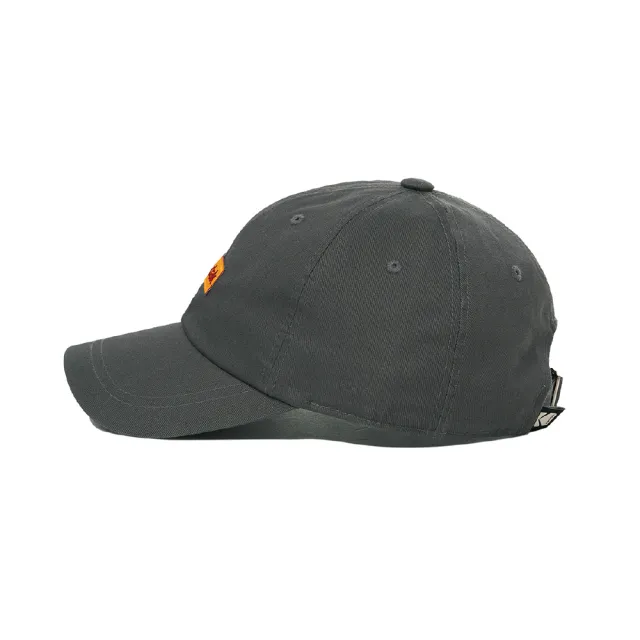 【KODAK Apparel】官方旗艦館 柯達 中性 帽子 / 可調式 長形LOGO織標 棒球帽 CHARCOAL 炭灰 / KB627002CHC