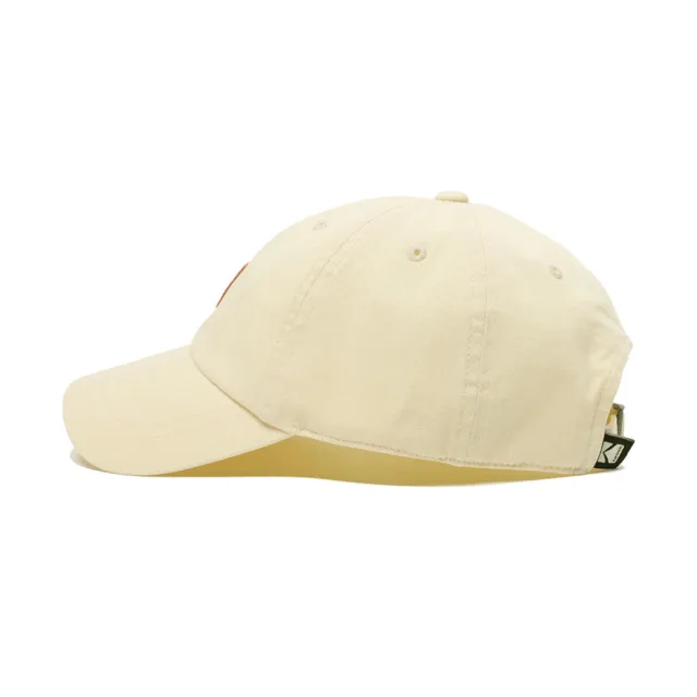 【KODAK Apparel】官方旗艦館 柯達 中性 帽子 / 可調式 方形織標Logo 棒球帽 IVORY 象牙白 / KB627006IVR
