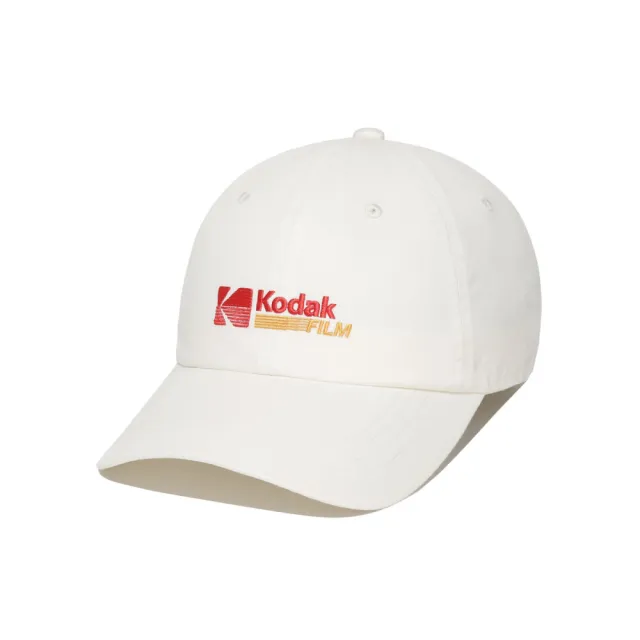 【KODAK Apparel】柯達 中性 帽子 / 可調式 刺繡 柯達底片文字 棒球帽 IVORY 象牙白 / KB627007IVR