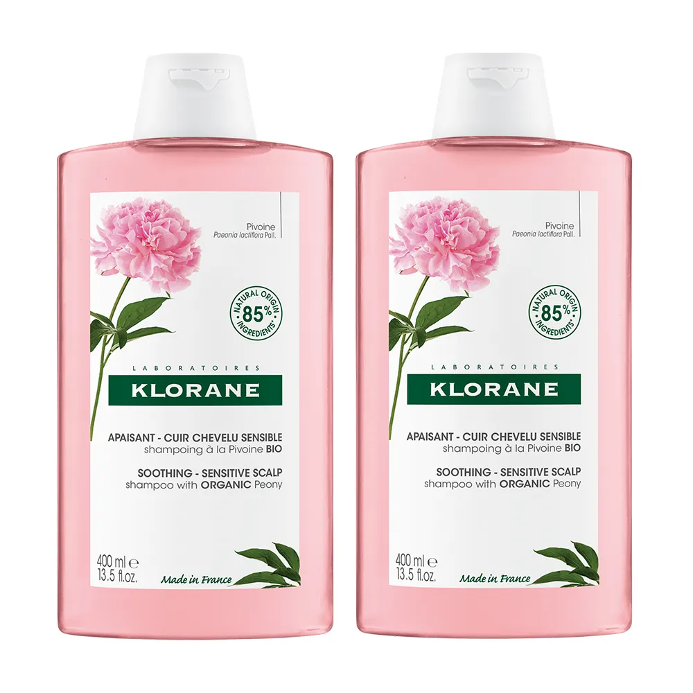 【KLORANE 蔻蘿蘭】速效舒敏洗髮精400ml(兩入組)