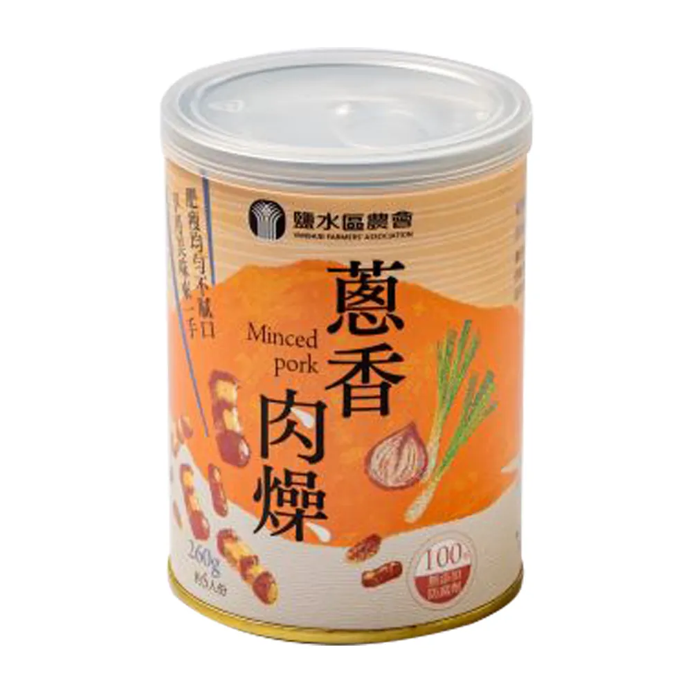 【鹽水區農會】蔥香肉燥罐頭2罐組(260g-罐)