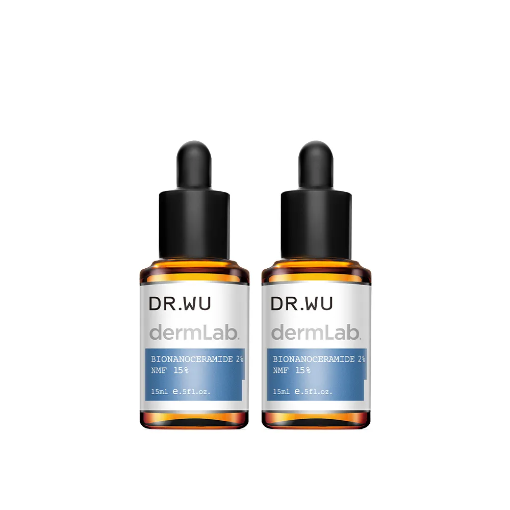 【DR.WU 達爾膚】2％神經醯胺保濕精華15ML(2入組)