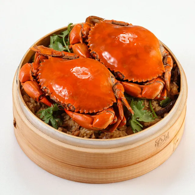 【華得水產】緬甸熟凍爆蛋特大紅蟳4隻組(250-280g/隻)