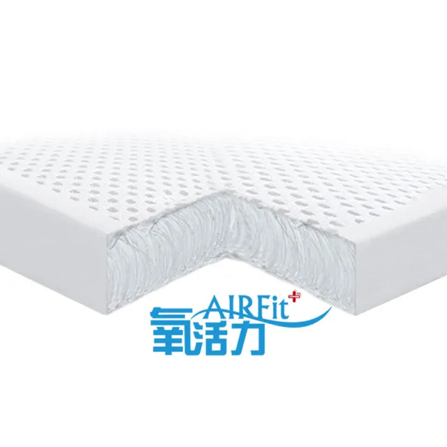 【旭】日本旭川AIRFit氧活力星空灰冬夏兩用空氣涼感床墊 3.2CM 雙人加大
