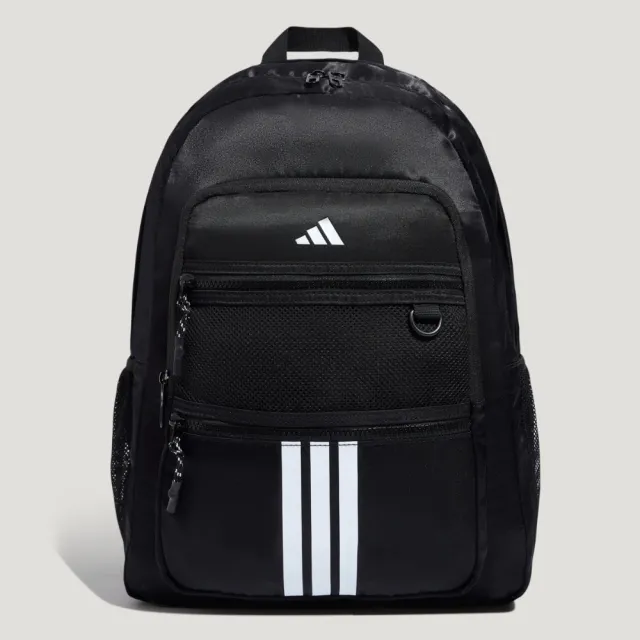 【adidas 愛迪達】後背包 運動包 書包 旅行包 大容量 STD PKT BP 黑 KY9952(2975)