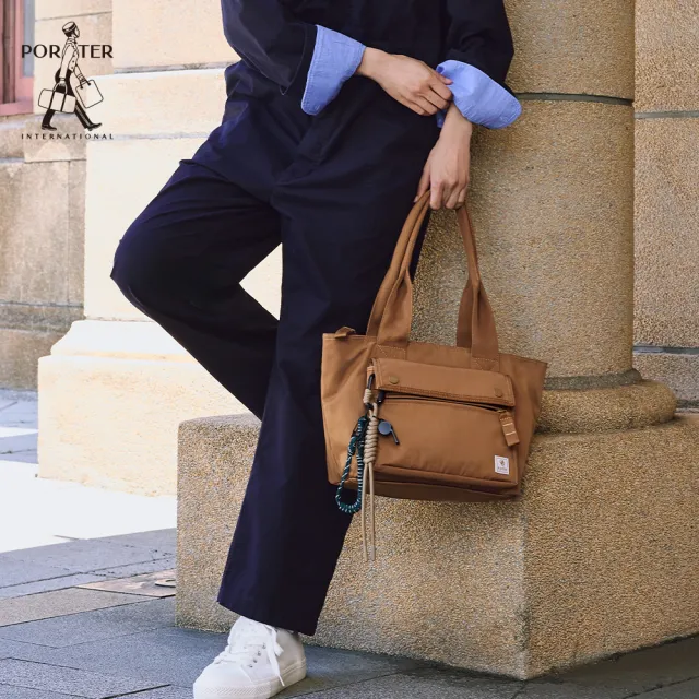 【PORTER INTERNATIONAL】穩定步調ANCHOR托特包-S(栗棕)