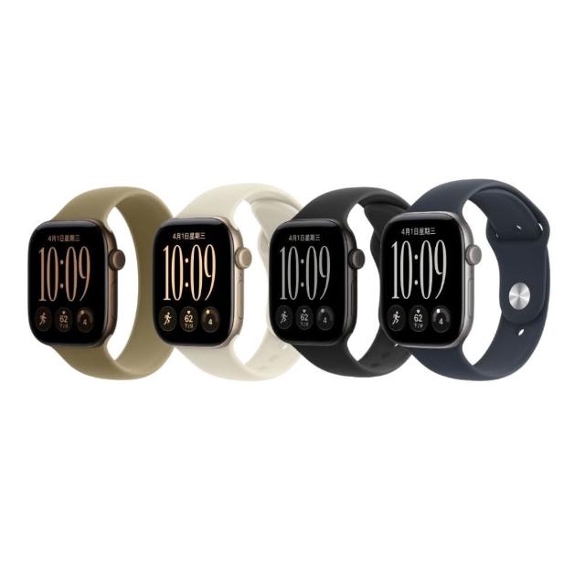 【Apple】Apple Watch S12 GPS 46mm(鋁金屬錶殼配橡膠錶帶)
