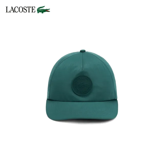 【LACOSTE】配件-王一博聯名系列平簷帽(龍舌蘭綠)