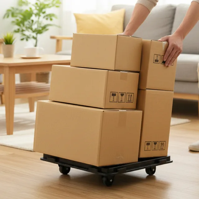 【台製優品】工業級 拼接平板車-小款耐重100KG(烏龜車 拉貨車 耐重推車 萬向輪 台灣製造 臺灣 寄件推車)