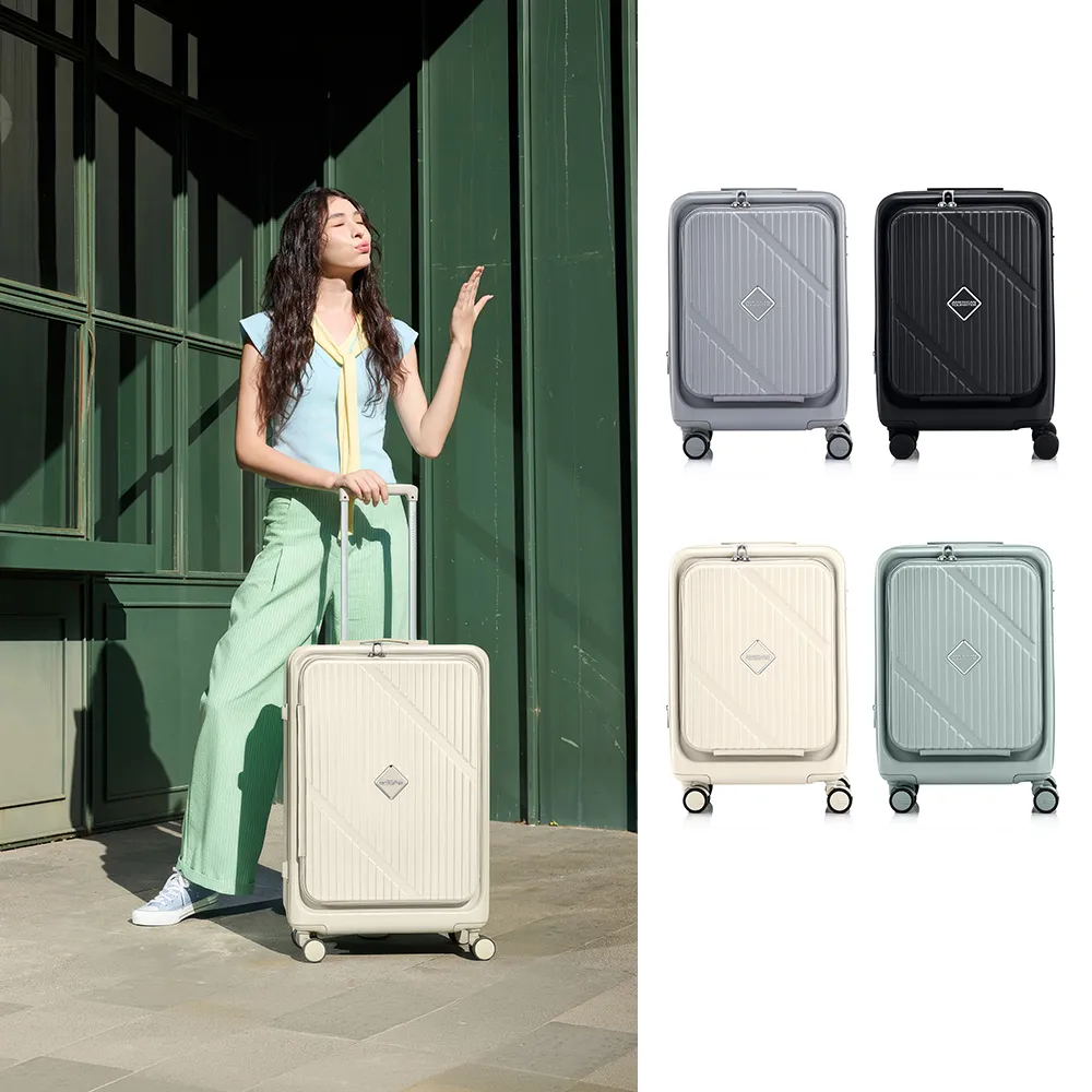 外箱付・美品 初版『人事百般』小島教慧 著 AMERICAN TOURISTER 美國旅行者】19吋VELOX 前開式/上掀式可擴充一鍵