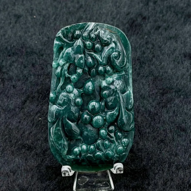 【藏古祥館】翡翠 蓮蓮有餘 SCC51 (宗教開運  翡翠)