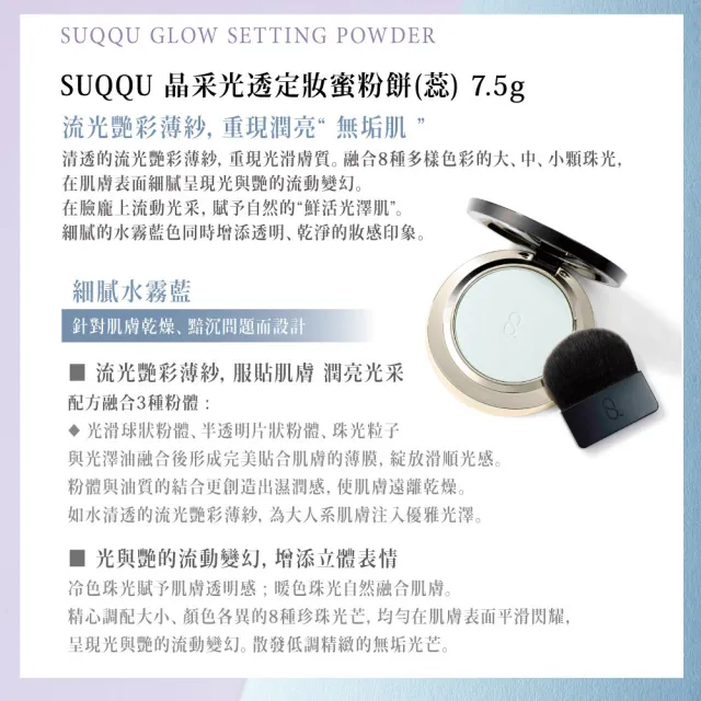 【SUQQU】晶采定妝蜜粉餅+盒全品組*(多色任選_加贈日霜保養組)