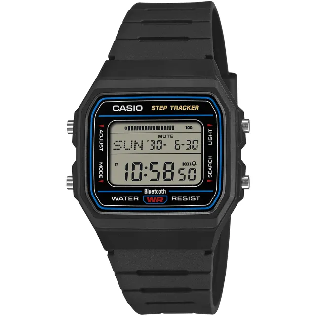 【CASIO 卡西歐】藍芽連線輕巧纖薄經典款電子錶-3款可選 雙11 送禮(F-B100W系列)