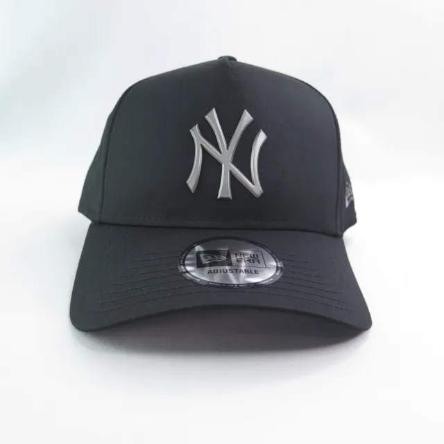 【NEW ERA】MLB球帽 940EF METALLIC EFRAME 運動休閒帽 洋基 (NE60771870黑)