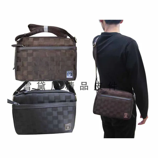 【SNOW.bagshop】雙11 肩側包 小容量 二層主袋 防水尼龍布 肩側包