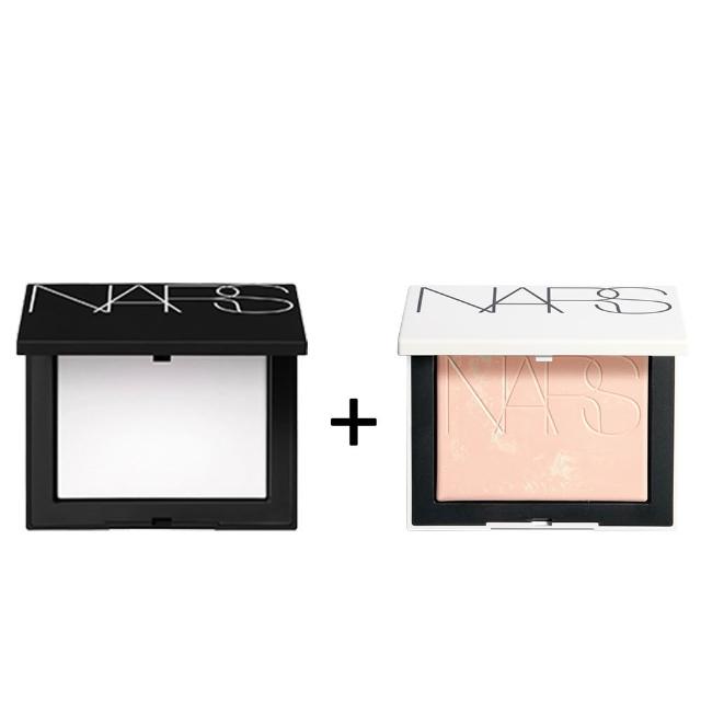 【NARS】裸光蜜粉餅特惠組買一送一(小白餅/定妝/持妝/平行輸入)