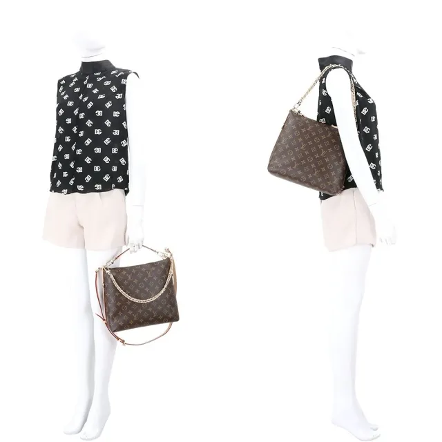 【Louis Vuitton 路易威登】LV M27825/M14017 經典老花帆布手提 肩斜背包 水桶包(2款可選 兩用包 真皮)