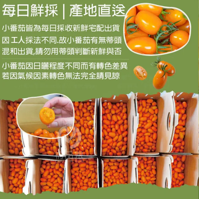 【初品果】高雄美濃達哥橙蜜香小番茄禮盒4斤x4盒(含箱重_送禮/禮盒/水果禮盒)