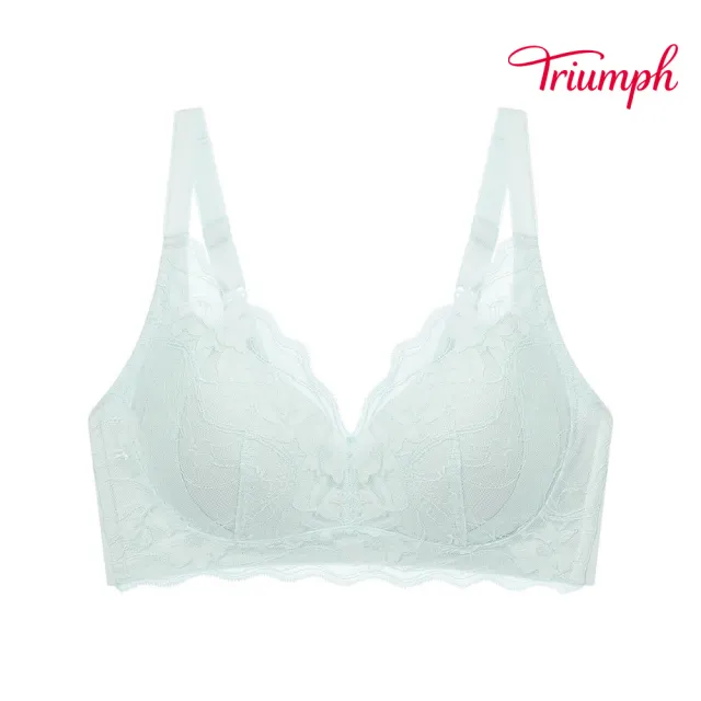 【Triumph 黛安芬】纖型機密2.0 無鋼圈內衣 C-E(迷霧綠)
