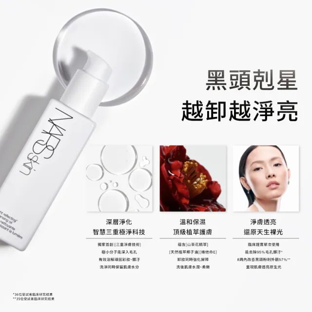 【NARS】官方直營 輕卸無瑕保養組(裸光賦活透亮卸妝油+妝點甜心遮瑕蜜) 新品上市