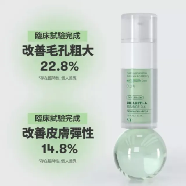 【VT】官方直營 積雪草RETI - A醇精華0.1 30ml
