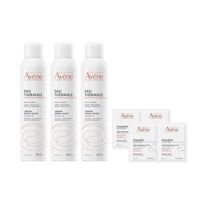 【Avene 雅漾】官方直營 舒護活泉水300mlx3入(保濕化妝水/妝前噴霧)