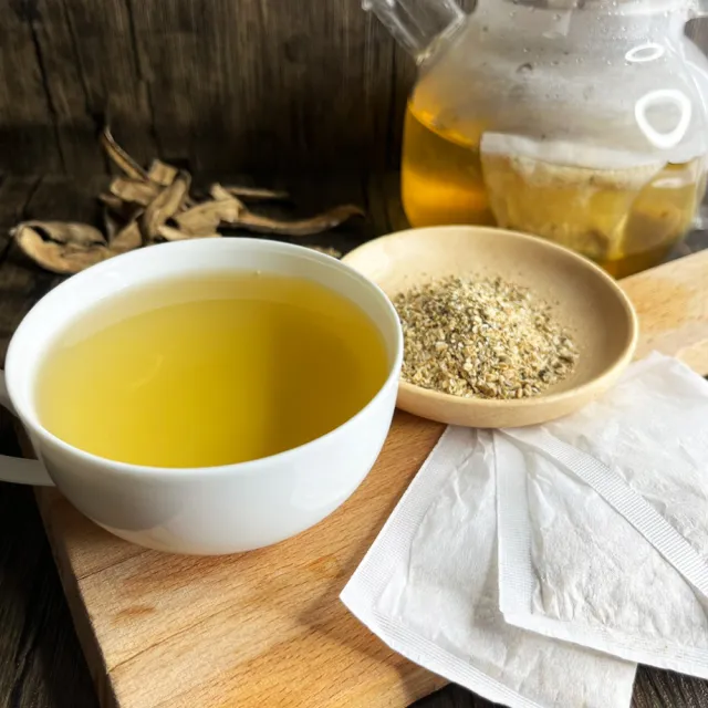 【王媽媽推薦】台南將軍區牛蒡茶包5袋組(50g/袋)+Dashiang真空彈跳保溫瓶C76*1支