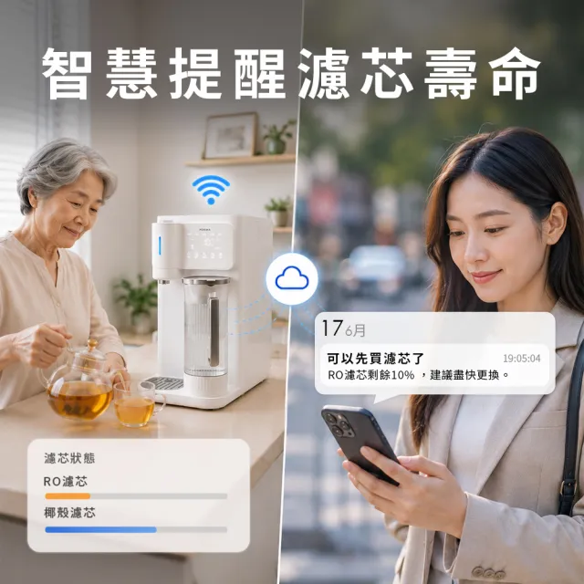 【POIEMA】DrinkUP Pro X 冰溫RO瞬熱淨水器 (APP智能/喜好記憶/逆滲透/SGS認證/美國NSF/D01VW)