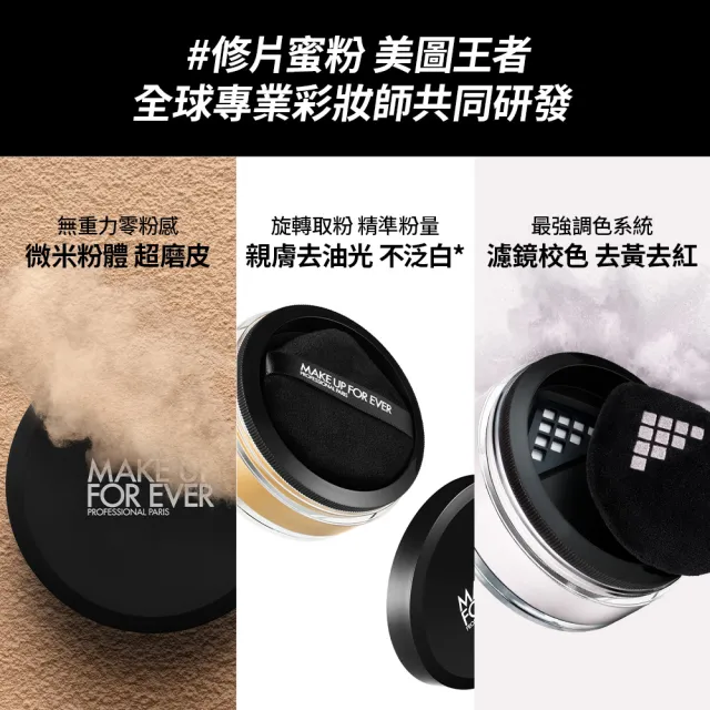 【MAKE UP FOR EVER】HD SKIN 粉無痕柔霧修片蜜粉7g(#0.2)