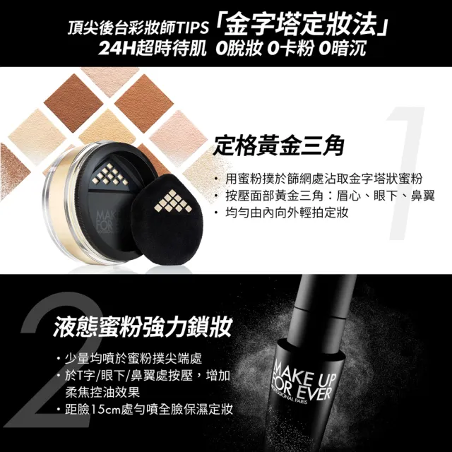 【MAKE UP FOR EVER】HD SKIN 粉無痕柔霧修片蜜粉7g(#0.2)