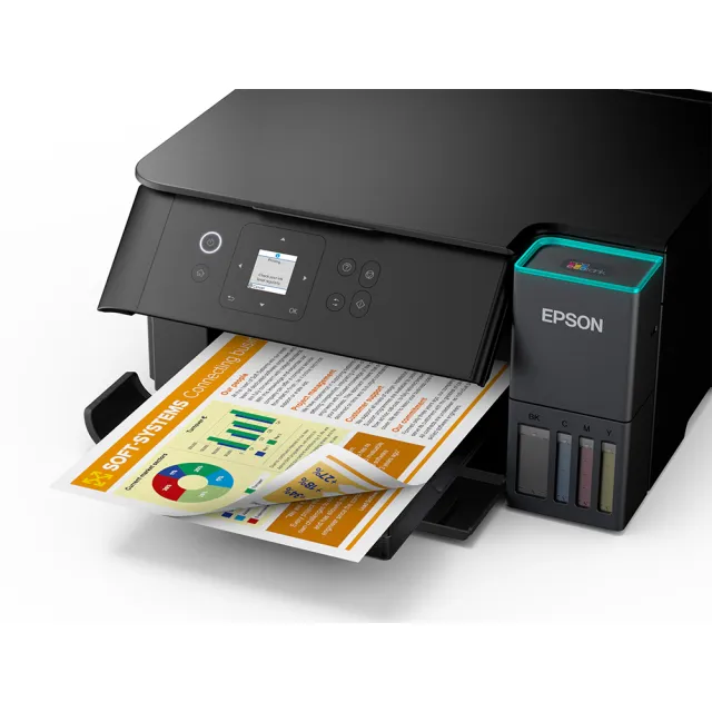 【EPSON】官方直營 L4360 高速三合一Wi-Fi智慧遙控連續供墨複合機(列印/影印/掃描/A4滿版列印)